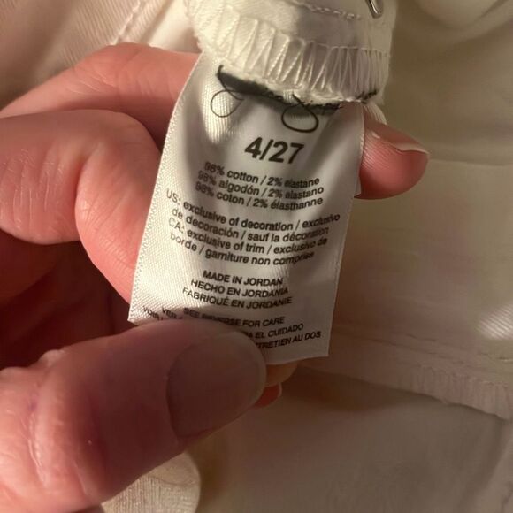 Jessica Simpson White Denim Jeans Comfort Stretch Casual Classic Style - Picture 5 of 5